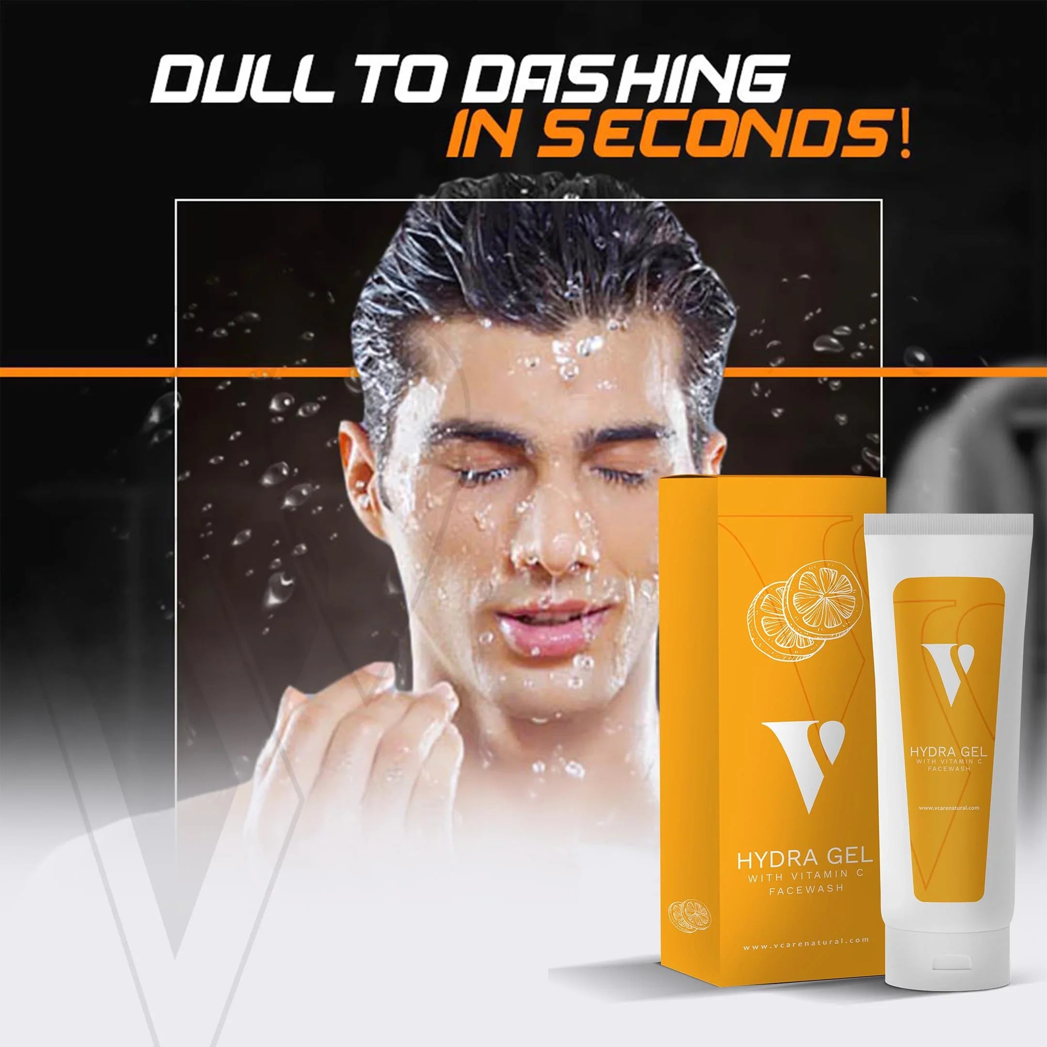 VCARE Natural Hydra Gel With Vitamin-C Face Wash